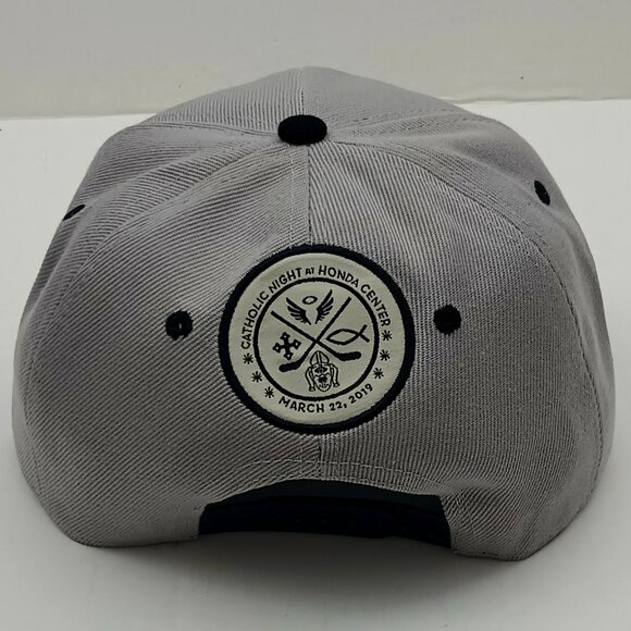 NHL Anaheim Mighty Ducks Snapback Cap Hat by Sixth Man Promotions Gray - NWoT - Picture 3 of 6